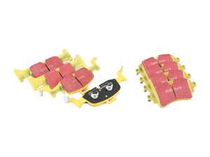 ES#4500187 - dp42290rKT - YellowStuff Performance Brake Pad Set - Front & Rear - EBC's premium sport street pad that offers high friction levels and heat fade resistance - EBC - Audi