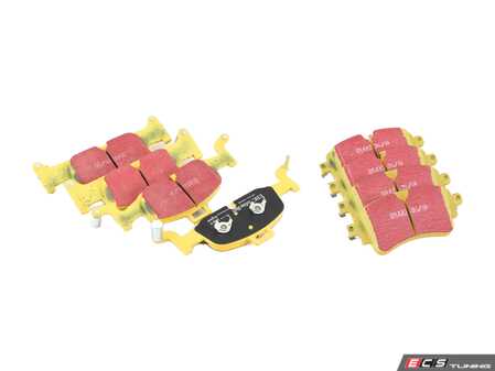 ES#4500187 - dp42290rKT - YellowStuff Performance Brake Pad Set - Front & Rear - EBC's premium sport street pad that offers high friction levels and heat fade resistance - EBC - Audi