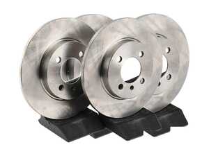 ES#3691483 - 34116752434 - Front Brake Rotors - Pair (260X12) - Quality aftermarket coated rotor set - Meyle - BMW