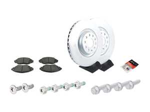ES#4456894 - 5q0615301g1KT - Front Brake Service Kit (340x30) - Featuring genuine rotors and pads - Genuine Volkswagen Audi - Volkswagen