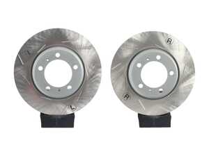 ES#3675512 - 97035240300KT4 - Rear Brake Rotors - Pair 12.99" (330mm) - Directional rear axle fitment - Both left and right - Sebro - Porsche