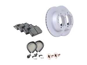 ES#2597624 - 477405083ARPKT - Performance Rear Brake Service Kit - Featuring Zimmerman Z-Coated rotors and Hawk HPS brake pads  - Assembled By ECS - Porsche