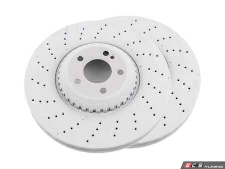 ES#4689882 - 2224215100KT1 - Front Brake Rotors - Pair (370x36) - Restore your vehicles stopping power. - Vaico - Mercedes Benz