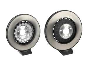 ES#4830408 - 4m0615301bmKT - Front Brake Rotors - Pair (400x38) - Restore the stopping power in your vehicle - Genuine Volkswagen Audi - Audi