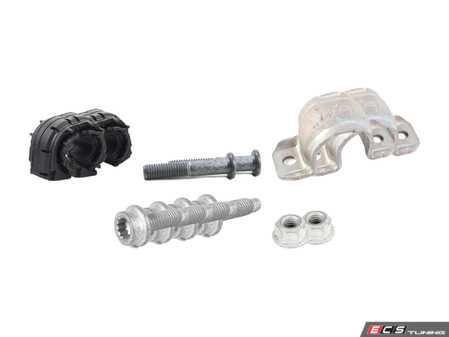 ES#2593628 - 1K0511327ARKT3 - Rear Sway Bar Installation Kit - Includes new bushings, brackets and hardware - Assembled By ECS - Audi