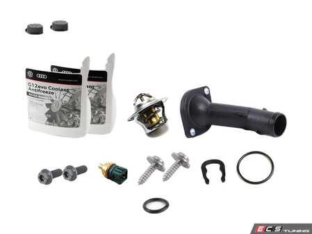 ES#2680926 - 059919501KT6 - Cooling System Refresh Kit - Level 1 - Replace your thermostat and temp sensors with one kit! - Genuine Volkswagen Audi - Audi