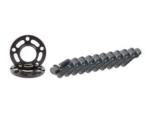 ES#3553277 - TWH9905010kt2 - Turner Motorsport Black Wheel Spacer & Bolt Kit - 10mm (Pair) - Lightweight wheel spacers with a machined tab for easy removal - Turner Motorsport - BMW MINI