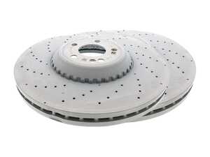ES#4758669 - 2234214500KT - Front Brake Rotors - Pair - does not include rotor secure screws - Genuine Mercedes Benz - Mercedes Benz