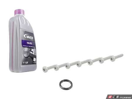 ES#3690438 - 06e121111alktKT5 - Thermostat Replacement Kit - Maintain proper operating temperature with a new thermostat, housing and hardware - Assembled By ECS - Audi