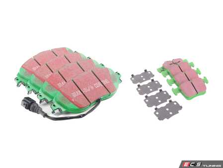 ES#3698722 - dp22127KT - Front & Rear Brake Pad Kit - EBC GreenStuff - Mildly upgraded composite pad. - EBC - Volkswagen