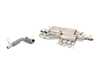 ES#2918103 - TBMK7R8KT - 3" Turbo Back Exhaust System - Resonated - Get that Exhaust tone you've been looking for! Features 3" construction with quad Polished oval tips and a high flow cat. - Milltek Sport - Volkswagen