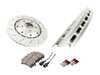 ES#2681145 - 8E0615601ABKT1 - Rear Brake Service Kit - Featuring OEM rotors and ECS DD23 Daily Driver brake pads - Assembled By ECS - Audi