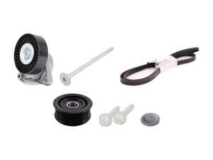 ES#2792671 - 0119979792KT3 - Accessory Belt Kit - Level 2 - Includes accessory belt, belt tensioner assembly and idler pulley - Genuine Mercedes Benz - Mercedes Benz