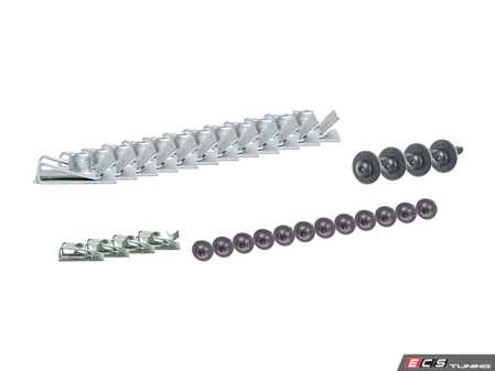 ES#4905039 - 517473305581KT - JCW GP2 Rear Center Diffuser Retrofit Kit - Hardware Only - For replacing and repairing the hardware - Genuine MINI - MINI