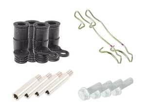 ES#2587459 - 4A0615269KT - Pad And Rotor Installation Kit - Services Both Sides - Ensure your new pads and rotors operate properly with a complete installation kit - Genuine Volkswagen Audi - Volkswagen