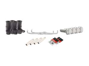 ES#2765849 - 1K0615123JKT1 - Front Pad And Rotor Installation Kit - Services Both Sides - Genuine Volkswagen Audi - Volkswagen