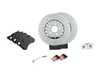 ES#4643582 - 2124210512KT10 - Front Brake Service Kit - Featuring Zimmerman rotors, and TRW pads - Assembled By ECS - Mercedes Benz