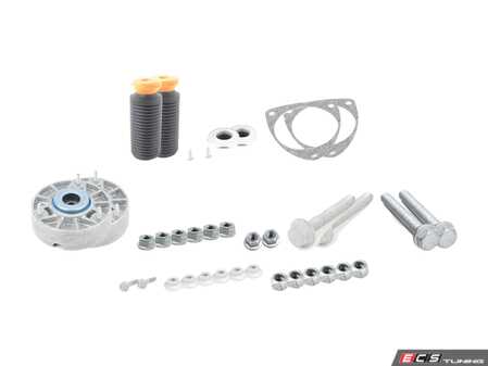 ES#4847483 - f15ckciKT - BMW F15 X5 Cup Kit/Coilover Installation Kit - Everything you need to install coilovers, shocks/struts, or a cup kit on your BMW. Don't let weak mounts and corroded hardware yield less-than-positive results! - Assembled By ECS - BMW