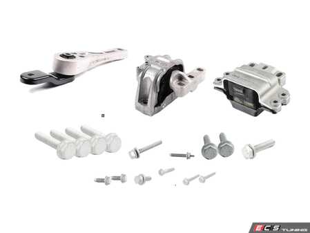 ES#3691713 - 1k0199555cd2KT - ECS Ultimate Engine & Transmission Mount Kit - Includes all driveline mounts with all the necessary hardware - Assembled By ECS - Volkswagen