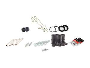ES#2770068 - 3A0615301AOEPR2K - Front Pad And Rotor Installation Kit - Stage 2 - This comprehensive kit includes every serviceable item on both calipers and rotors - Genuine Volkswagen Audi - Volkswagen