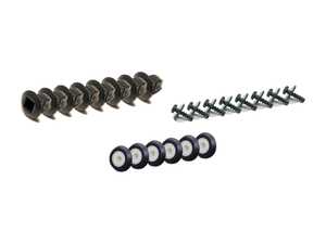 ES#4815588 - jettaflhrKT - Fender Liner Hardware Kit - Rear  - Includes all hardware to install rear fender liners - Genuine Volkswagen Audi - Volkswagen