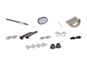 ES#4430005 - 34411165021PPKT - Parking Brake Upgrade Kit - Everything you need to service and upgrade parking brake system - easier engagement for both parking and drifting - Assembled By ECS - BMW