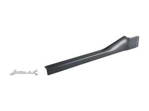 ES#2703032 - 20368626369051KT - Inner Door Sill Trim - Front Right - Black (Color Code 9051) - Genuine Mercedes Benz - Mercedes Benz