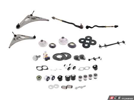 ES#3171010 - 33172282484KT14 - Front And Rear Suspension Refresh Kit - All the necessary high quality aftermarket parts to completely rebuild your front and rear suspension in one comprehensive package - Assembled By ECS - BMW