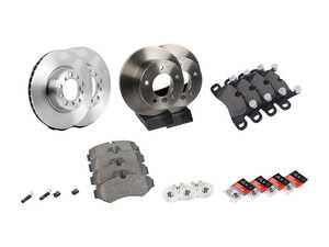 ES#4643691 - 1264210512KT12 - Front & Rear Brake Service Kit - Featuring Brembo rotors, and Brembo Ceramic pads - Assembled By ECS - Mercedes Benz
