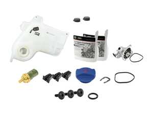 ES#3677363 - 079121111jKT6 - Cooling System Refresh Kit  - Service your critical cooling system components with this complete kit, with Genuine Coolant. - Assembled By ECS - Audi
