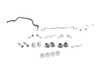 ES#2804748 - 2113234965KT08 - Front And Rear Sway Bar Kit - Includes new front and rear sway bars, brackets, hardware, and end links - Assembled By ECS - Mercedes Benz