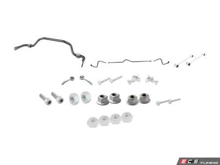 ES#2804748 - 2113234965KT08 - Front And Rear Sway Bar Kit - Includes new front and rear sway bars, brackets, hardware, and end links - Assembled By ECS - Mercedes Benz
