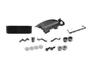 ES#4920652 - 99110613802KT - 981 Cayman S To GT4 Center Radiator Retrofit Kit - For those who have already converted to the GT4 front bumper, upgrade your cooling system to match the performance look with real performance gains. - Genuine Porsche - Porsche