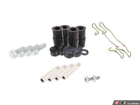 ES#2952377 - 251615219KT2 - Front Pad And Rotor Installation Kit - Stage 1 - Restore both calipers while installing new pads and rotors - Assembled By ECS - Volkswagen