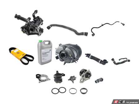 ES#4849776 - G20M340CSRL2KT - Cooling System Refresh Kit - Level 2 - A more advanced refresh kit - with primary cooling system hoses and an accessory belt - Assembled By ECS - BMW
