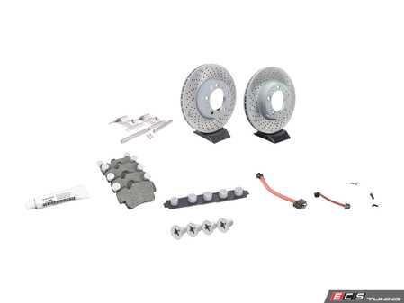ES#4656114 - 99635140501KT4 - Front Brake Service Kit - Featuring Genuine Porsche rotors, and Genuine Porsche pads - Genuine Porsche - Porsche