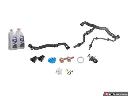 ES#3691148 - 3c0122101gjktKT - Cooling System Refresh Kit - Level 1 - This entry level kit covers the most common failures in the cooling system - Assembled By ECS - Volkswagen