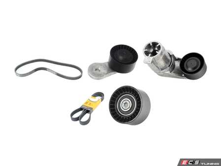 ES#3651489 - 11288088632KT - BMW S55 Accessory Belt Kit - Utilizes high quality aftermarket components - Assembled By ECS - BMW