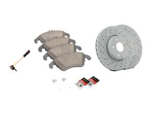 ES#2918355 - 0004211112KT2 - Front Brake Service Kit  - Featuring Genuine Mercedes Rotors And Pads - Genuine Mercedes Benz - Mercedes Benz