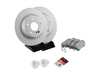 ES#3678591 - 246423011207KT6 - CLA250 Rear Rotor Service Kit - Featuring Zimmermann Coated Rotors and Zimmermann Brake Pads - Assembled By ECS - Mercedes Benz