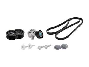 ES#2792661 - 001993869664KT3 - Accessory Belt Kit - Level 2 - Includes accessory belt, belt tensioner assembly and idler pulleys - Genuine Mercedes Benz - Mercedes Benz