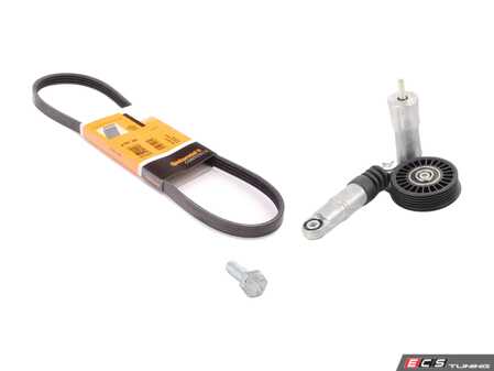 ES#2966391 - 06B260849AKT3 - Accessory Belt Kit - Keep your drive belt tight with a new belt, tensioner, and hardware. - Assembled By ECS - Volkswagen