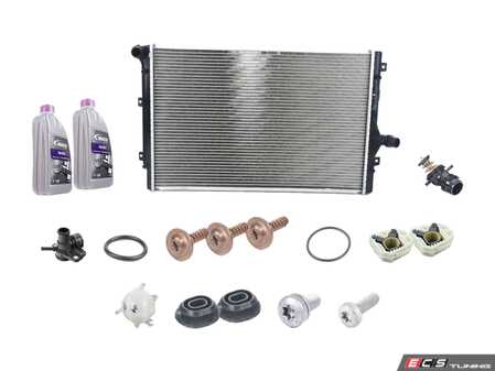ES#2765422 - 1K0121251ABKT4 - Cooling System Refresh Kit - TSI - This comprehensive kit eliminates weak spots in your cooling system - Assembled By ECS - Volkswagen