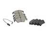 ES#4493041 - 8K0698151EKT - Front & Rear Premium Low-Met Brake Pad Kit - Quality brake pads from an original equipment supplier - Brembo - Audi