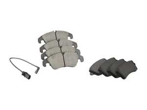 ES#4493041 - 8K0698151EKT - Front & Rear Premium Low-Met Brake Pad Kit - Quality brake pads from an original equipment supplier - Brembo - Audi