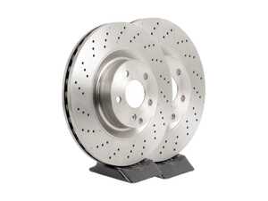 ES#2806885 - 2214211612KT4 - Front Brake Rotors - Pair (350x32) - Does not include new rotor securing screws - Pilenga - Mercedes Benz