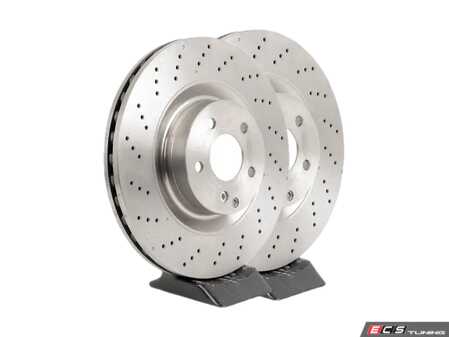 ES#2806885 - 2214211612KT4 - Front Brake Rotors - Pair (350x32) - Does not include new rotor securing screws - Pilenga - Mercedes Benz