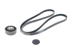 ES#2770629 - 0109977992KT2 - Accessory Belt Kit - Level 1 - Includes Belt Tensioner Pulley, Belt, And Hardware - Assembled By ECS - Mercedes Benz