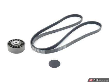ES#2770629 - 0109977992KT2 - Accessory Belt Kit - Level 1 - Includes Belt Tensioner Pulley, Belt, And Hardware - Assembled By ECS - Mercedes Benz