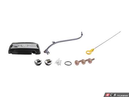ES#2586452 - 06J103925BG1KT - ECS Engine Cover Kit - TSI - Wow people whenever you pop your hood - Assembled By ECS - Volkswagen
